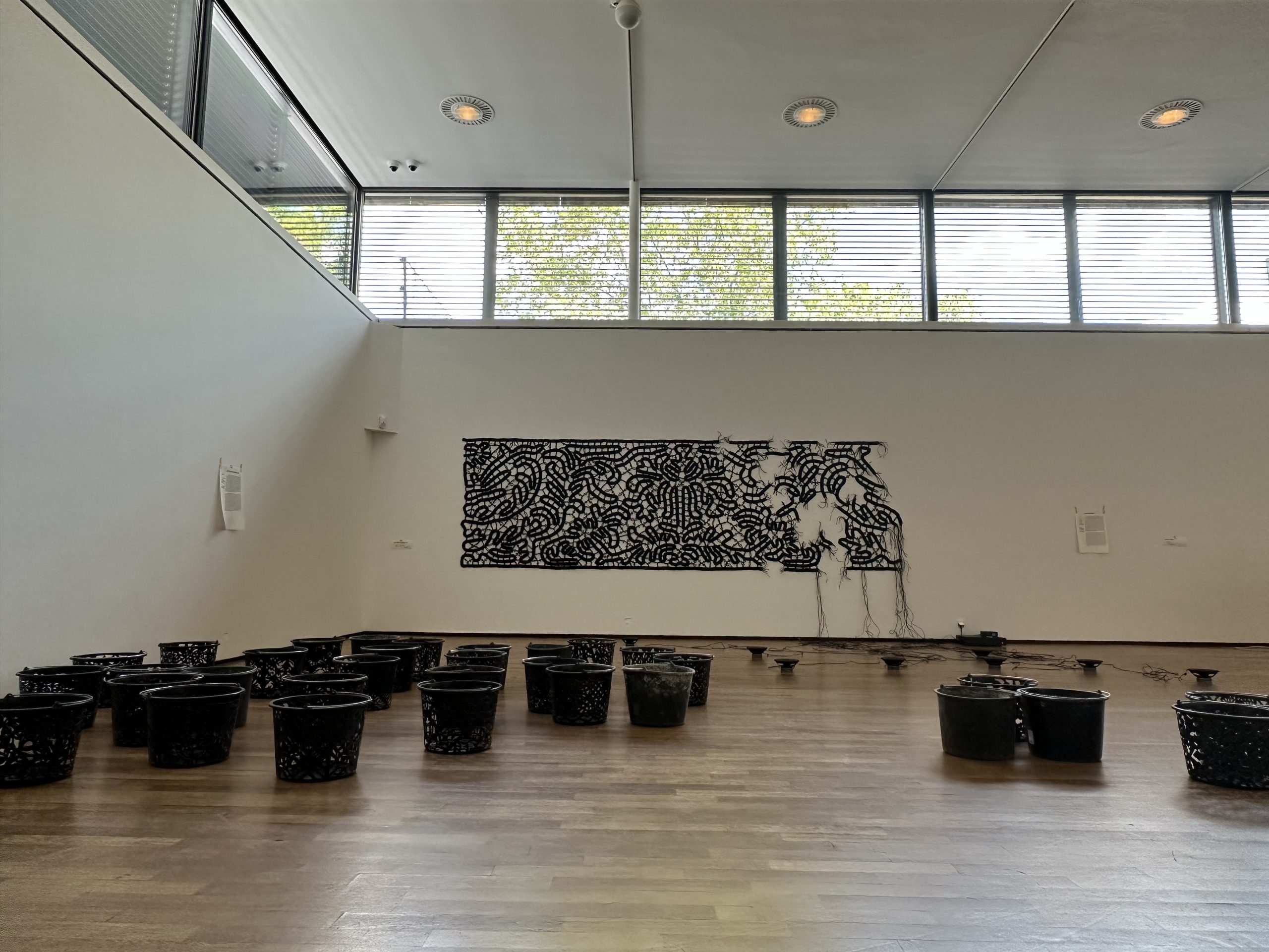 Gertrud Riethmüller, Installationsansicht in der Modernen Galerie, Foto: Bülent Gündüz